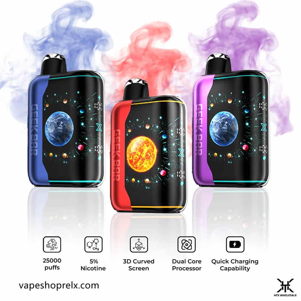 GEEK BAR PULSE X 25000口｜星空機身質感・拋棄式大容量更划算 - 電子煙潮流商城