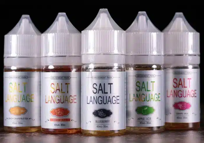 【買五送一】SALT LANGUAGE 鹽語煙油30ML/40MG - 電子煙潮流商城