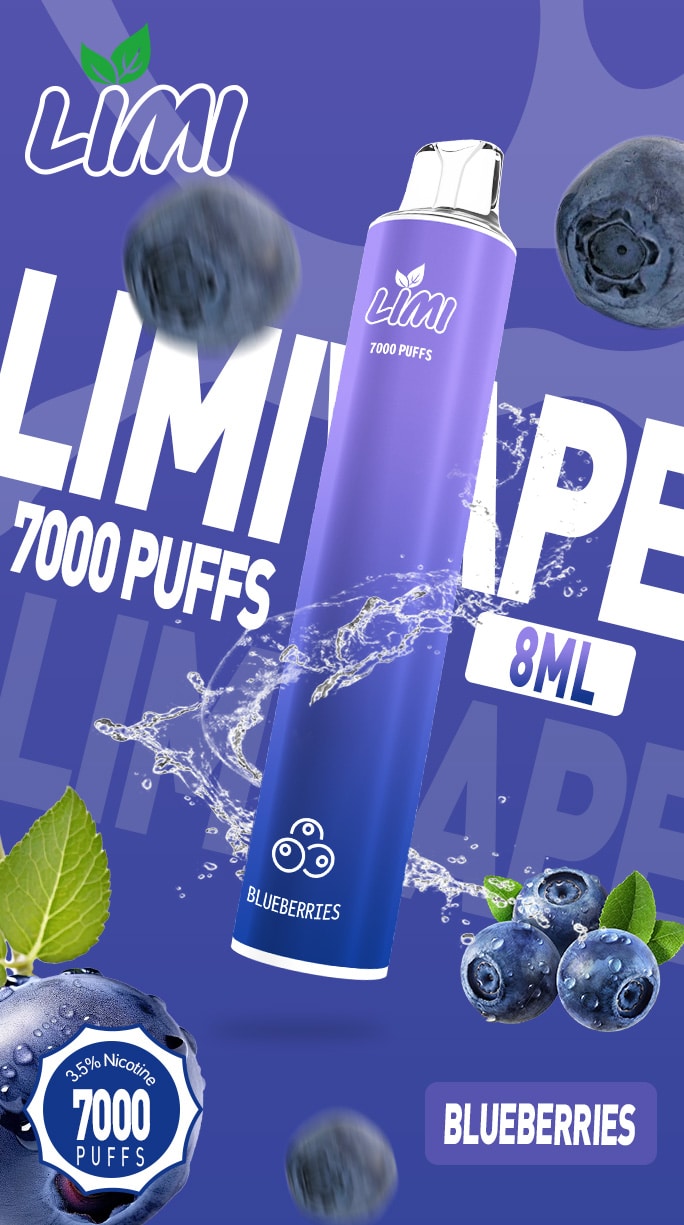 LIMI 7000口拋棄式電子煙｜大容量持久體驗 - 電子煙潮流商城